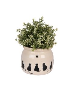Decoration flowerpot Ø 16x13 cm - pcs