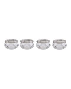 Tealight holder (4) Ø 6x3 cm - set (4)