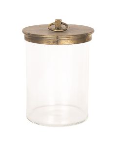 Storage jar with lid Ø 15x25 cm - pcs