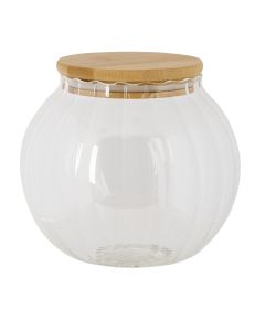 Storage jar with lid Ø 13x14 cm - pcs