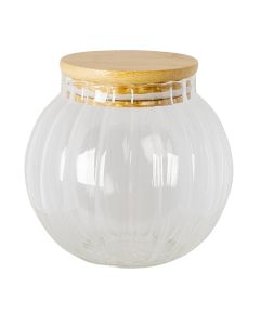 Storage jar with lid Ø 9x8 cm - pcs