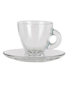 Cup and saucer 8x6x7 cm / 11x10x2 cm / 85 ml - pcs