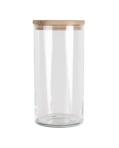 Storage jar with lid Ø 10x20 cm / 1250 ml - pcs