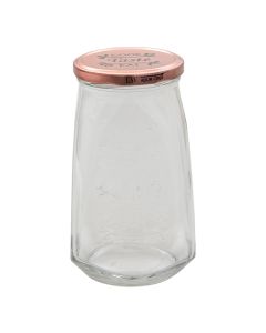 Storage jar with lid Ø 9x17 cm / 1000 ml - pcs