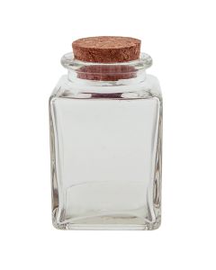 Storage jar with lid 5x5x8 cm / 90 ml - pcs     