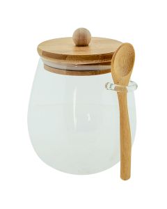 Storage jar with lid 12x11x13 cm / 660 ml - pcs     