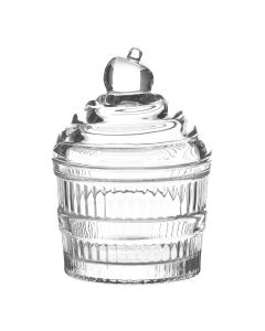 Storage jar with lid Ø 9x13 cm - pcs