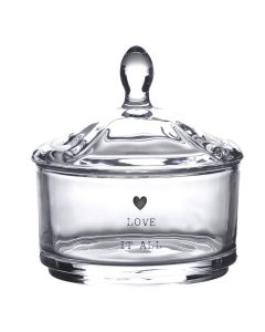 Storage jar with lid ? 9x9 cm - pcs     