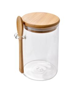 Storage jar with lid 11x9x14 cm - pcs     