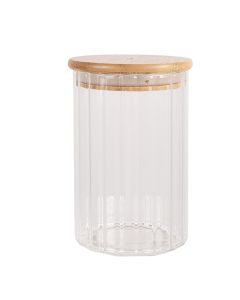 Storage jar with lid Ø 7x10 cm - pcs