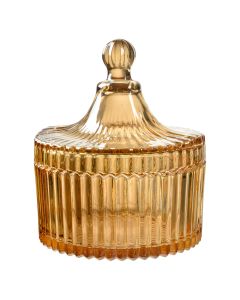 Storage jar with lid Ø 10x12 cm - pcs