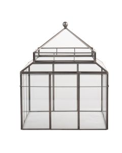 Decoration mini greenhouse 21x21x32 cm - pcs