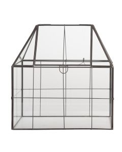 Decoration mini greenhouse 26x17x32 cm - pcs