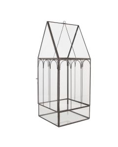 Decoration mini greenhouse 15x15x38 cm - pcs
