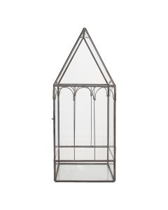 Decoration mini greenhouse 15x15x38 cm - pcs