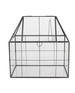 Decoration mini greenhouse 25x16x26 cm - pcs