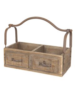 Wooden basket 41x19x29 cm - pcs     