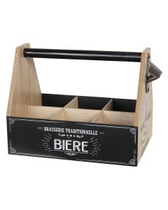 Bottle rack with bottle-opener 29x19x20 cm - pcs