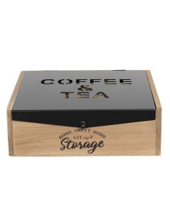 Tea box (9 compartments) 24x25x8 cm - pcs