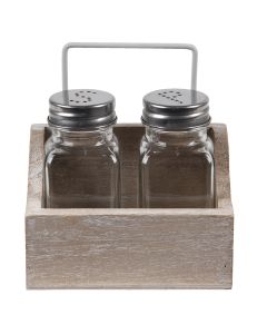 Salt and pepper set 11x6x12 cm - pcs