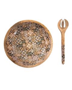 Decorative plate with spoon ? 30x7 cm - pcs     