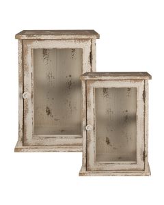 Cabinet (2) 42x26x56 / 33x21x48 cm - set (2)