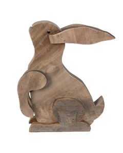 Decoration statue rabbit 28x11x33 cm - pcs