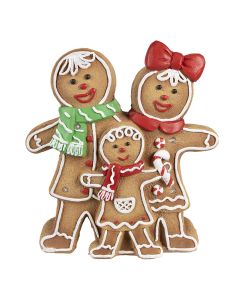 Decoration gingerbread men with LED 31x10x35 cm - pcs