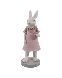 Decoration rabbit girl 9x8x20 cm - pcs     