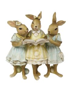 Decoration rabbits 13x6x15 cm - pcs     