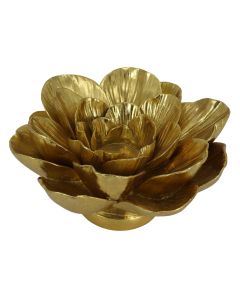 Tealight holder flower 19x19x10 cm - pcs