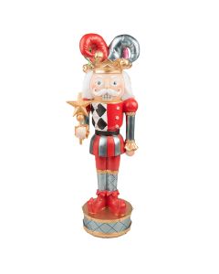 Decoration statue harlequin with LED 13x10x38 cm / 2xAAA - pcs     