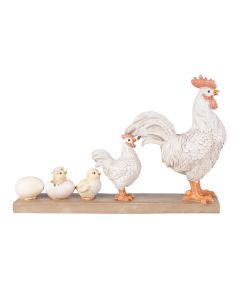 Decoration chicken evolution 34x8x21 cm - pcs