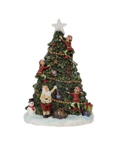 Decoration Christmas tree with LED 18x15x26 cm / 3xAAA - pcs     
