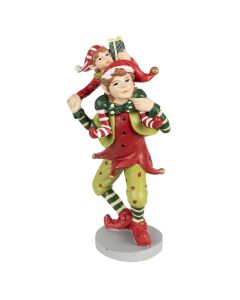 Decoration elf 12x9x19 cm - pcs