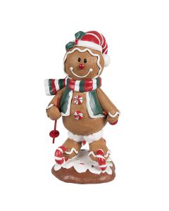 Decoration gingerbread man12x11x21 cm - pcs