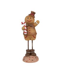 Decoration gingerbread man 7x7x18 cm - pcs