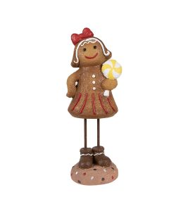 Decoration gingerbread man 10x8x23 cm - pcs