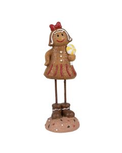 Decoration gingerbread man 7x7x18 cm - pcs