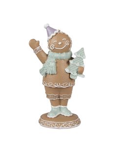 Decoration gingerbread man 9x5x16 cm - pcs