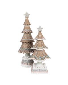 Decoration Christmas tree Ø 16x42 cm - pcs