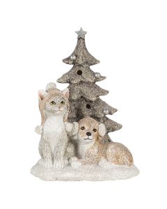 Decoration dog and cat LED 11x9x15 cm - pcs