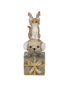 Decoration dog and cat 5x5x13 cm - pcs