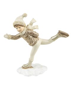 Decoration child on skates 19x6x20 cm - pcs