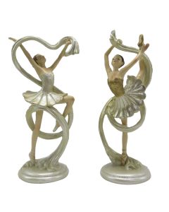 Decoration ballerina (set 2) 9x6x18 cm - set (2)