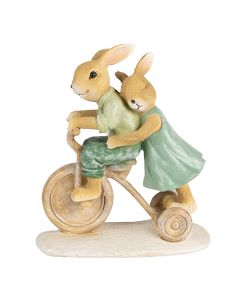 Decoration rabbit that is cycling 12x6x14 cm - pcs     