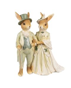 Decoration rabbits 17x8x21 cm - pcs