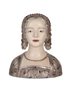 Decoration bust female 27x15x30 cm - pcs