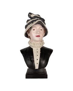 Decoration bust female 27x21x48 cm - pcs