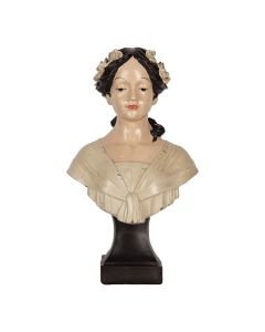 Decoration bust female 18x12x31 cm - pcs